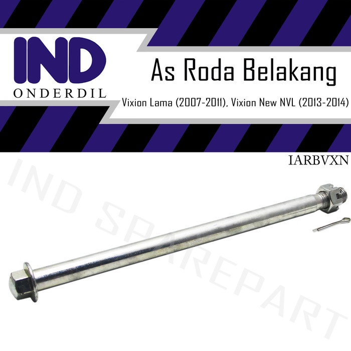 IND Onderdil As-Mur Roda Belakang-Set Spie-Pengunci Vixion Lama 2007-2011/Vixion New NVL 2013-2014