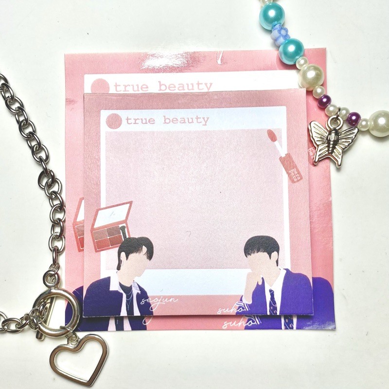 

TRUE BEAUTY K DRAMA MEMO PAD