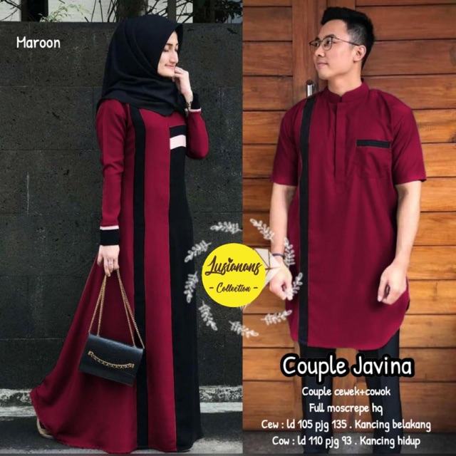 Couple javina / baju couple muslim