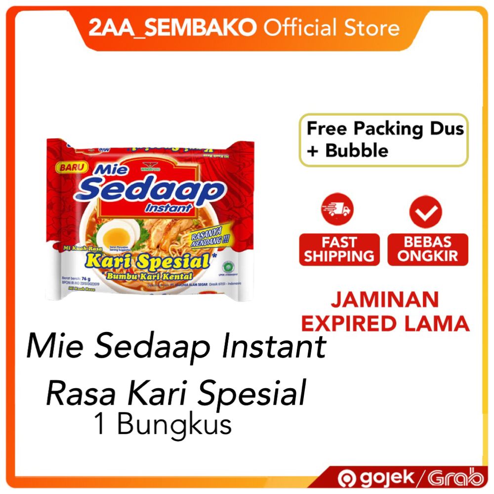 

Mie Sedaap Rasa Kari Spesial 1Pcs