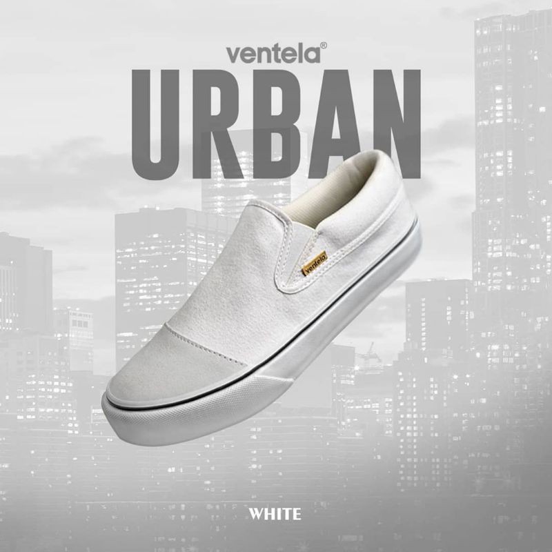 Ventela Urban White Slip On