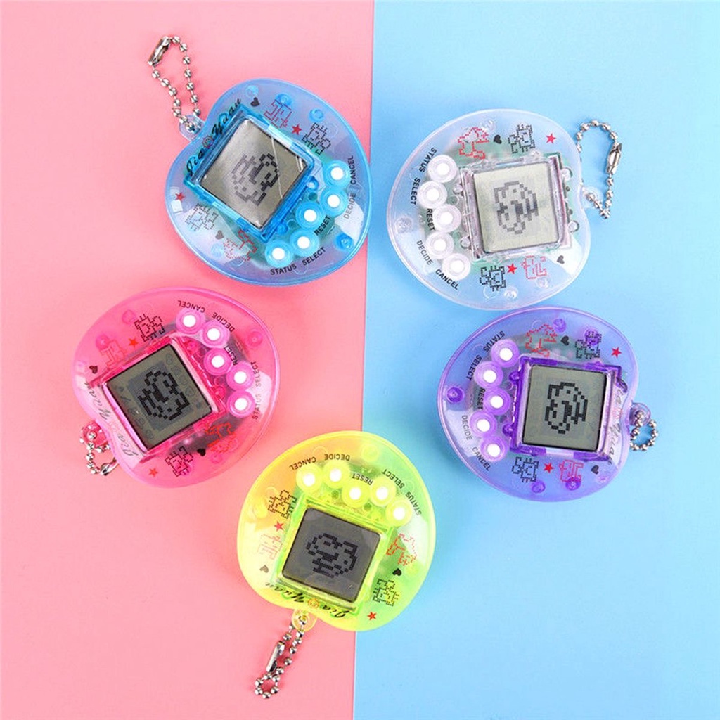 Lanfy Mainan Tamagotchi Hewan Peliharaan Virtual Digital 49 Hewan Pixel 90s