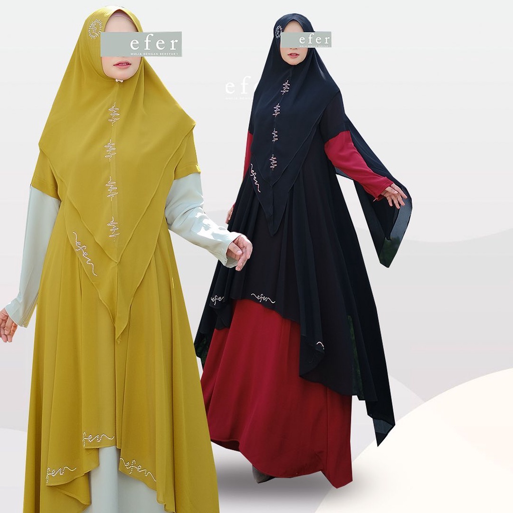 Fawnia Gamis Syari Set by Efer
