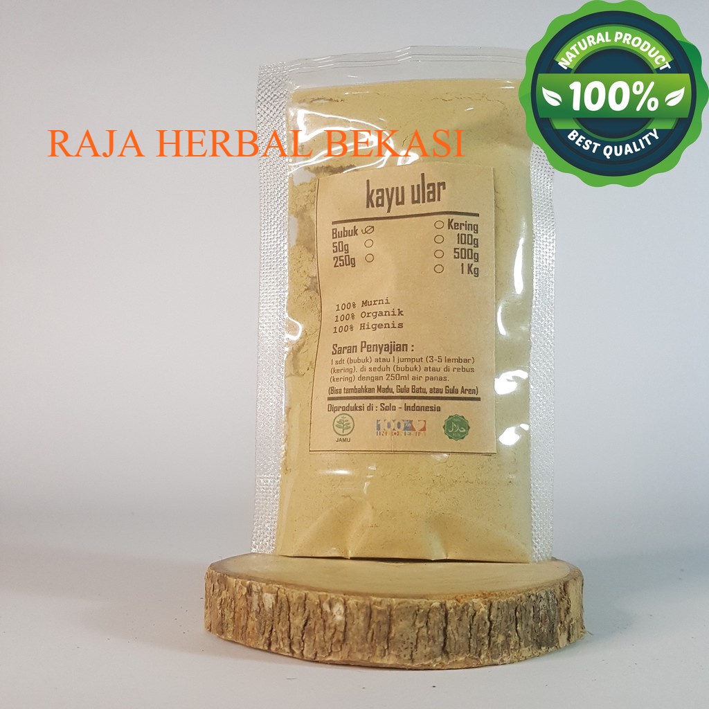 

[BISA COD] KAYU ULAR BUBUK 100 GRAM - Strychnos Lucida - MURNI - JSR - REMP