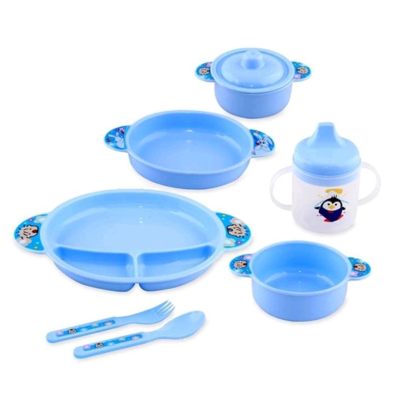 Tempat makan bayi Feeding Set Package 9 pcs Lusty Bunny