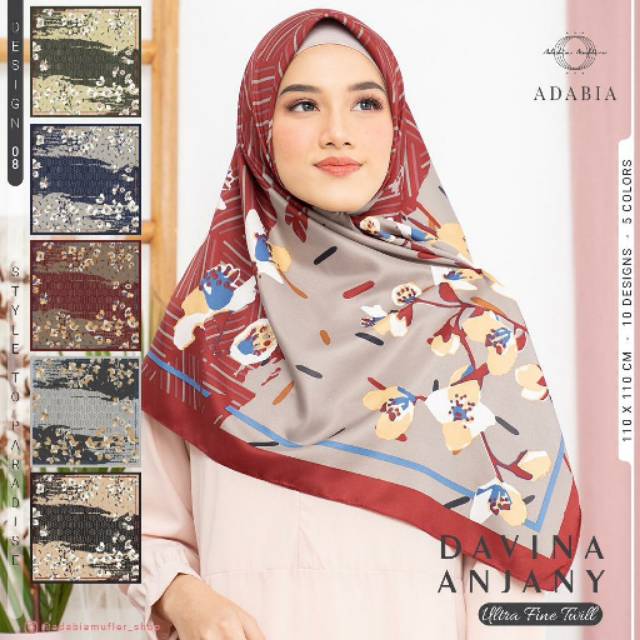 Hijab Terbaru Motif Adabia