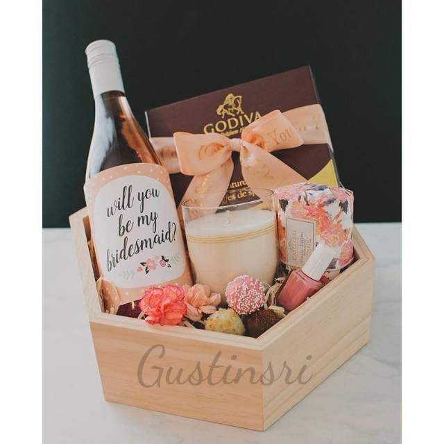 GUSTINSRI KOTAK HANTARAN SESERAHAN PERNIKAHAN HAMPERS HEXAHONAL KOTAK PARCEL KAYU BOX PARCEL KAYU WO