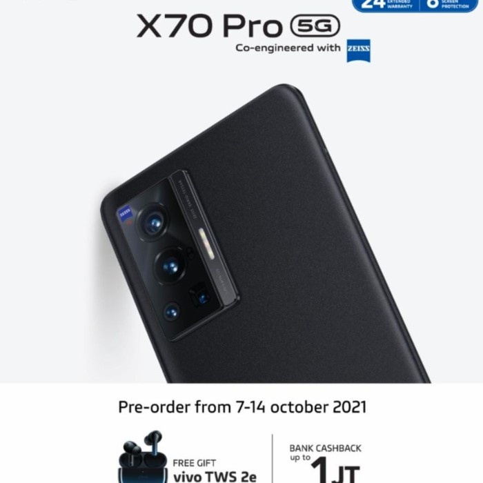 VIVO X70 PRO - GARANSI RESMI INDONESIA - VIVO X70 PRO