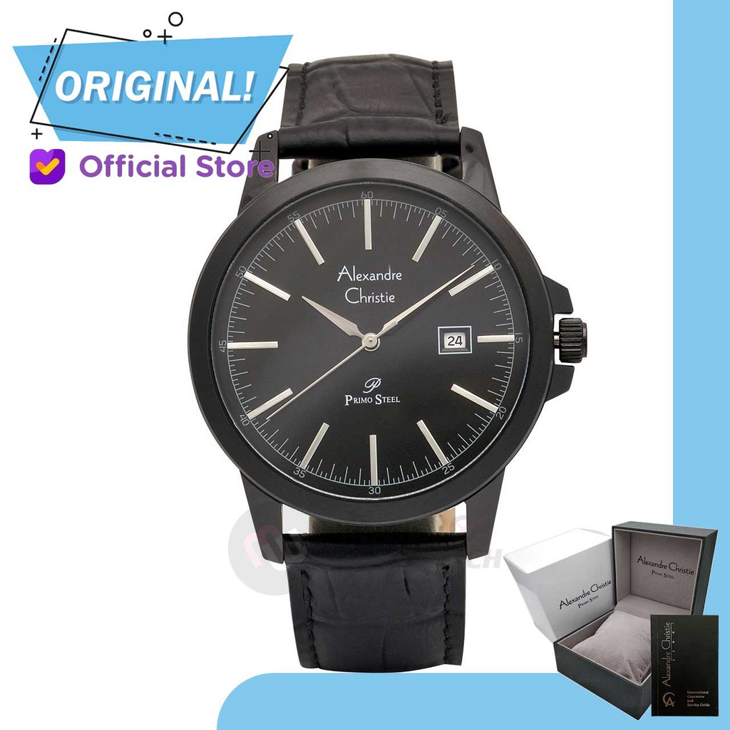 Jam Tangan Pria Analog Alexandre Christie 1008MD AC1008 AC 1008 MD 1008 MDLIPBA Original Garansi Res