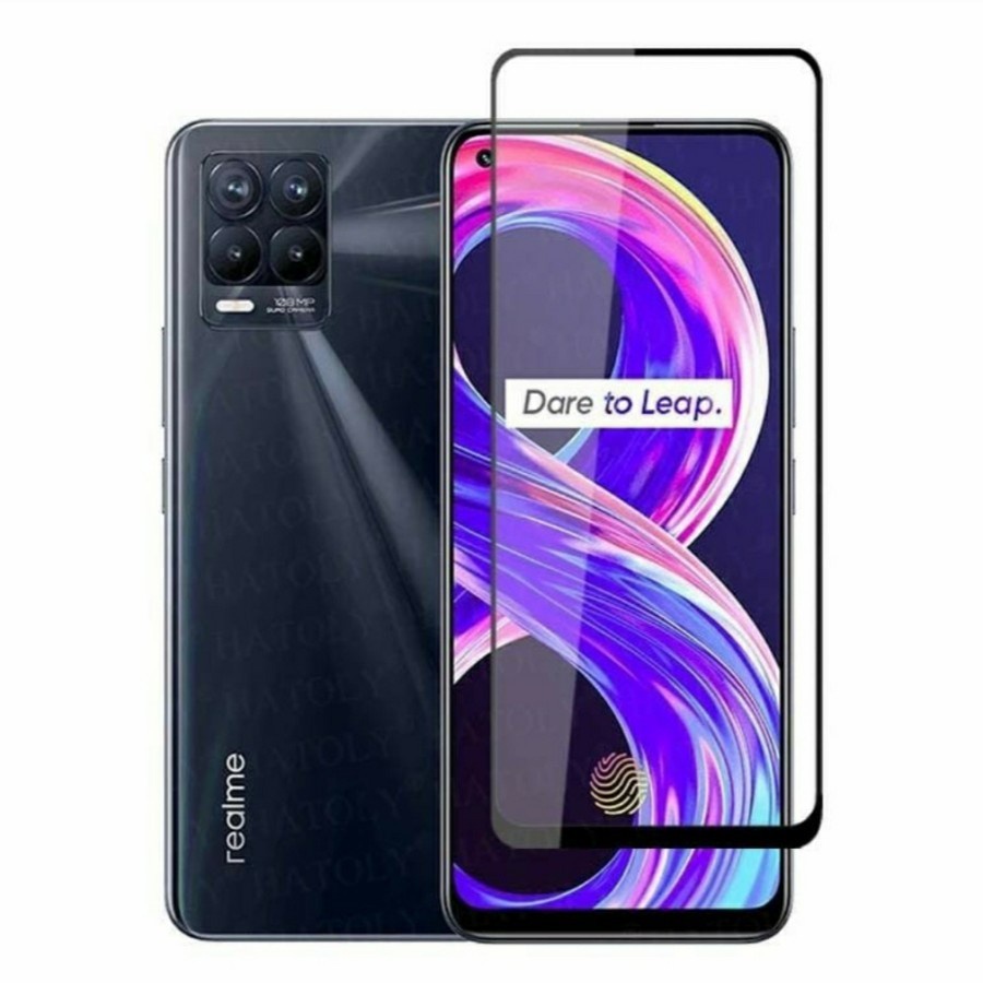 REALME 8 5G REALME 8 8 PRO 8i 8 nfc C17 C15 C12 C11 2020 TEMPRED FULL LEM ANTI GORES KACA FULL COVER TEMPERED FULL SCREEN PELINDUNG LAYAR i