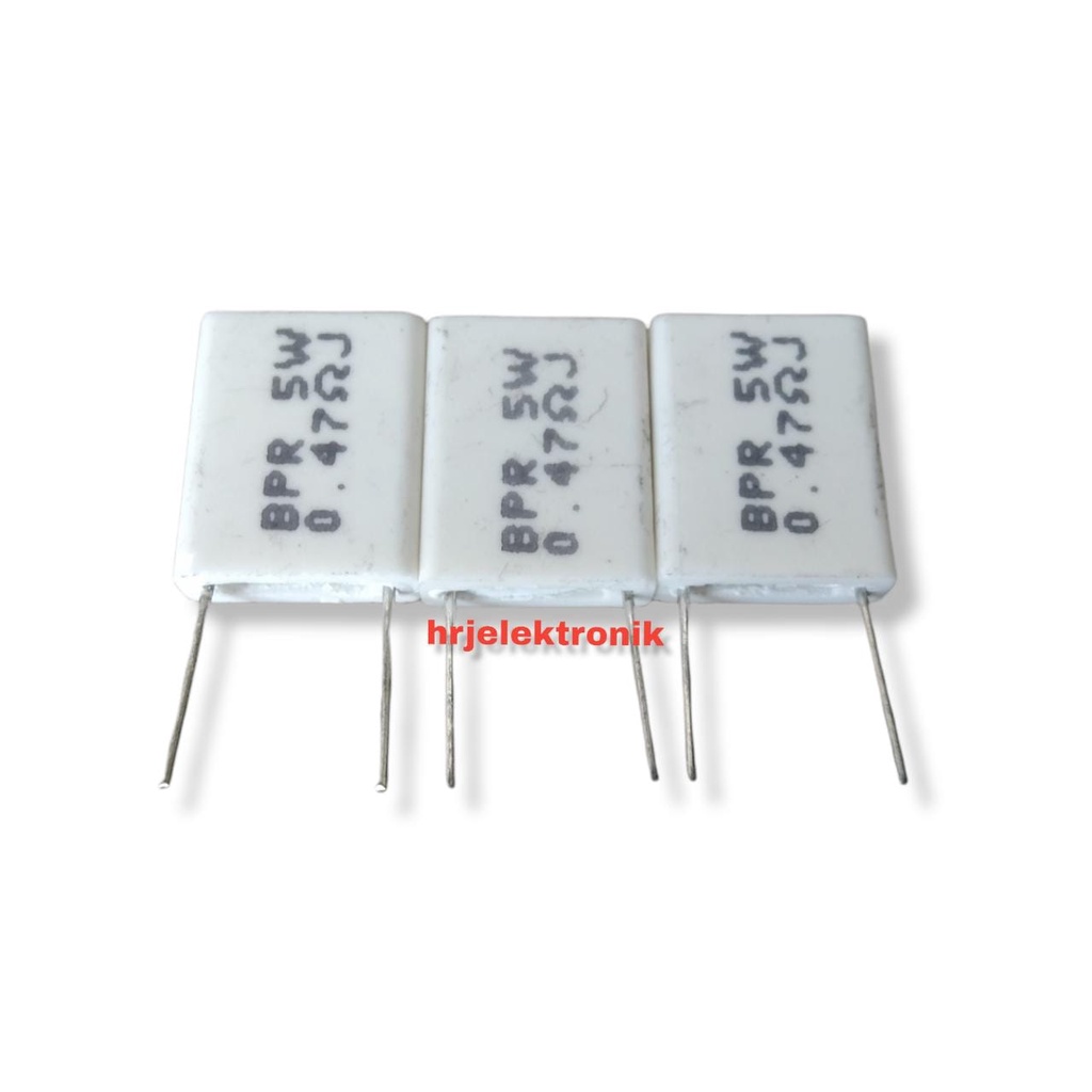 resistor 5 watt BPR 0.47 resistor 5 watt