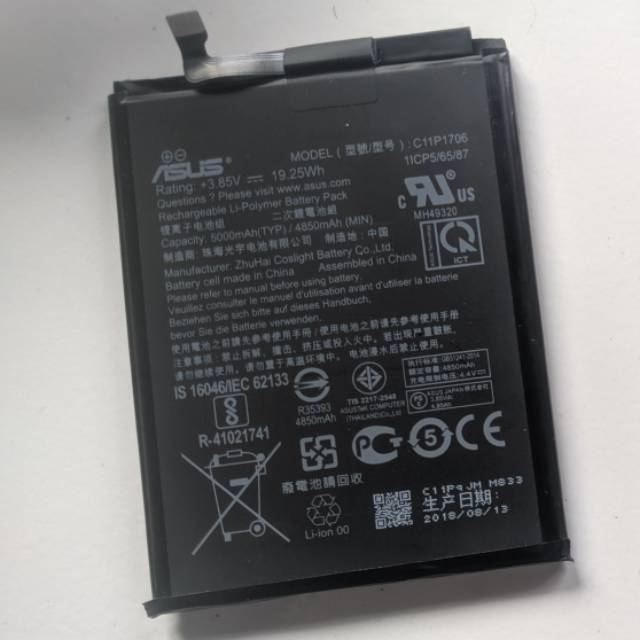 Baterei Asus zenfone max pro m1 copotan