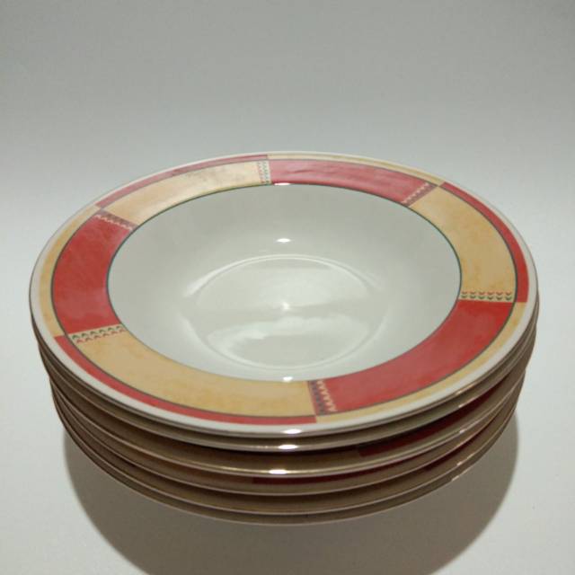 PIRING MAKAN SOP 23CM (SANGO KERAMIK)