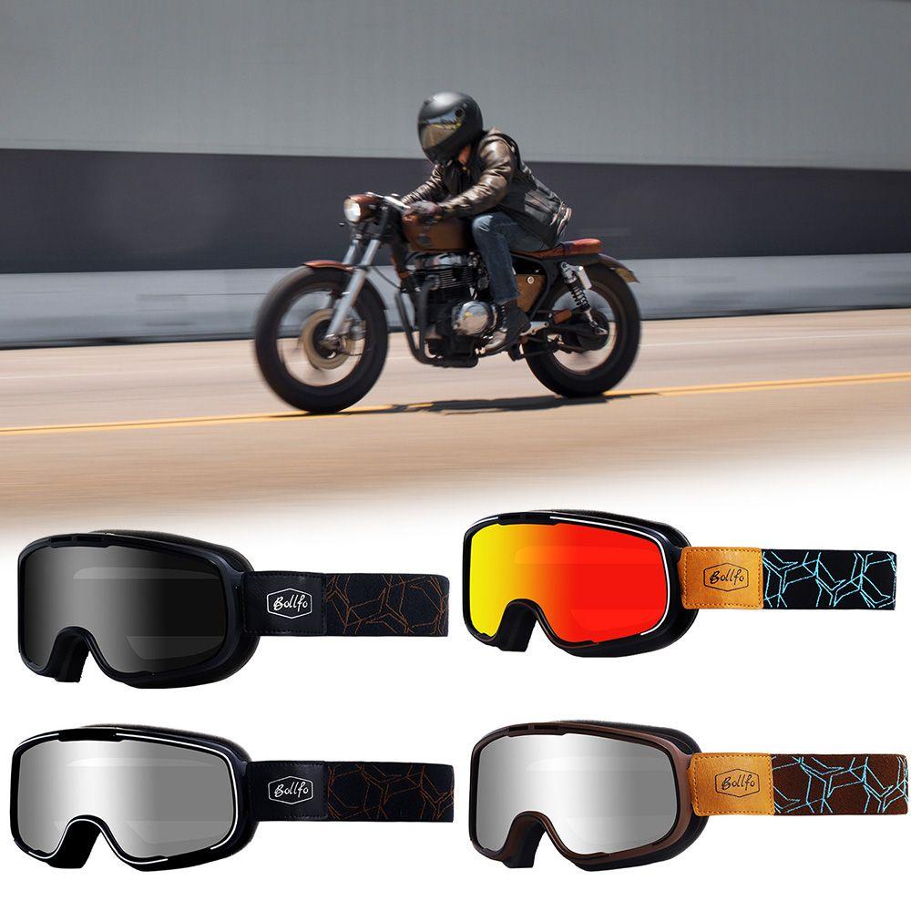 Top 2Pcs Kacamata Motor Outdoor Motocross Ski Goggle Vintage Eyewear Pelindung Gears Helm Kacamata