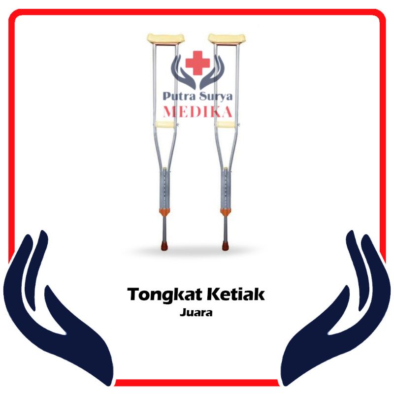 Tongkat Ketiak | Tongkat Kruk | Crutch Baymed Size S