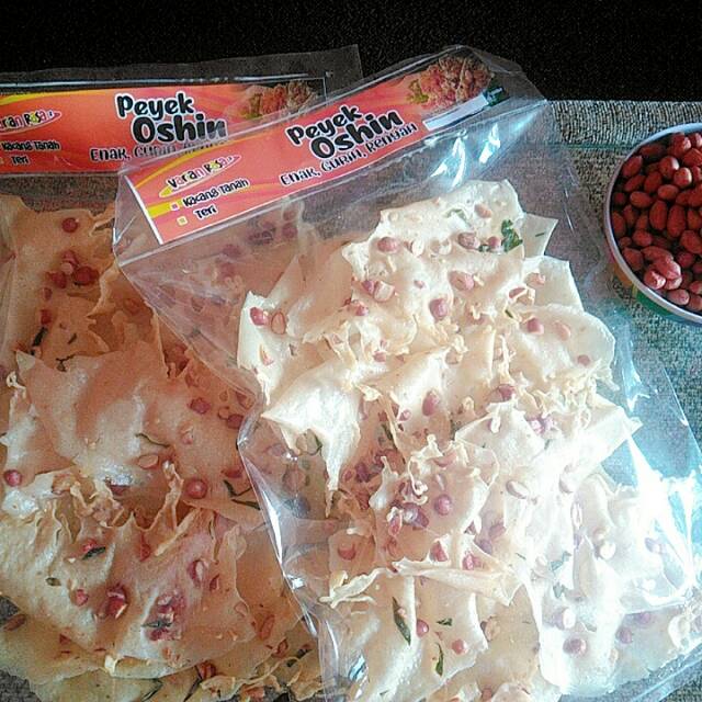 

Rempeyek rasa teri / rebon / rarong
