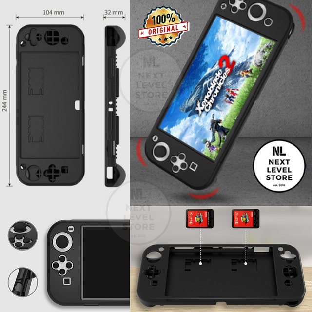 Silicone Case Nintendo Switch OLED PGTECH ORIGINAL Premium Protection -ada 2 pilihan warna - pilih di variasi