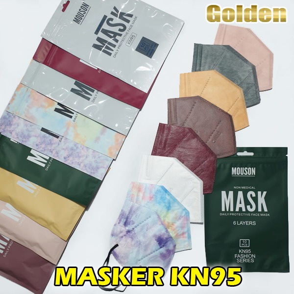 Mouson Pro 5D / CCare 5D / ALKINDO 5D Masker KN95 5 ply 6ply Protective Face Mask 10 pcs