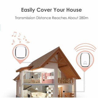 Bel Rumah Wireless Door Bell 2301DC Waterproof Pintu 1 Recevier/ Door Bell / Bell Pintu 1 Remot