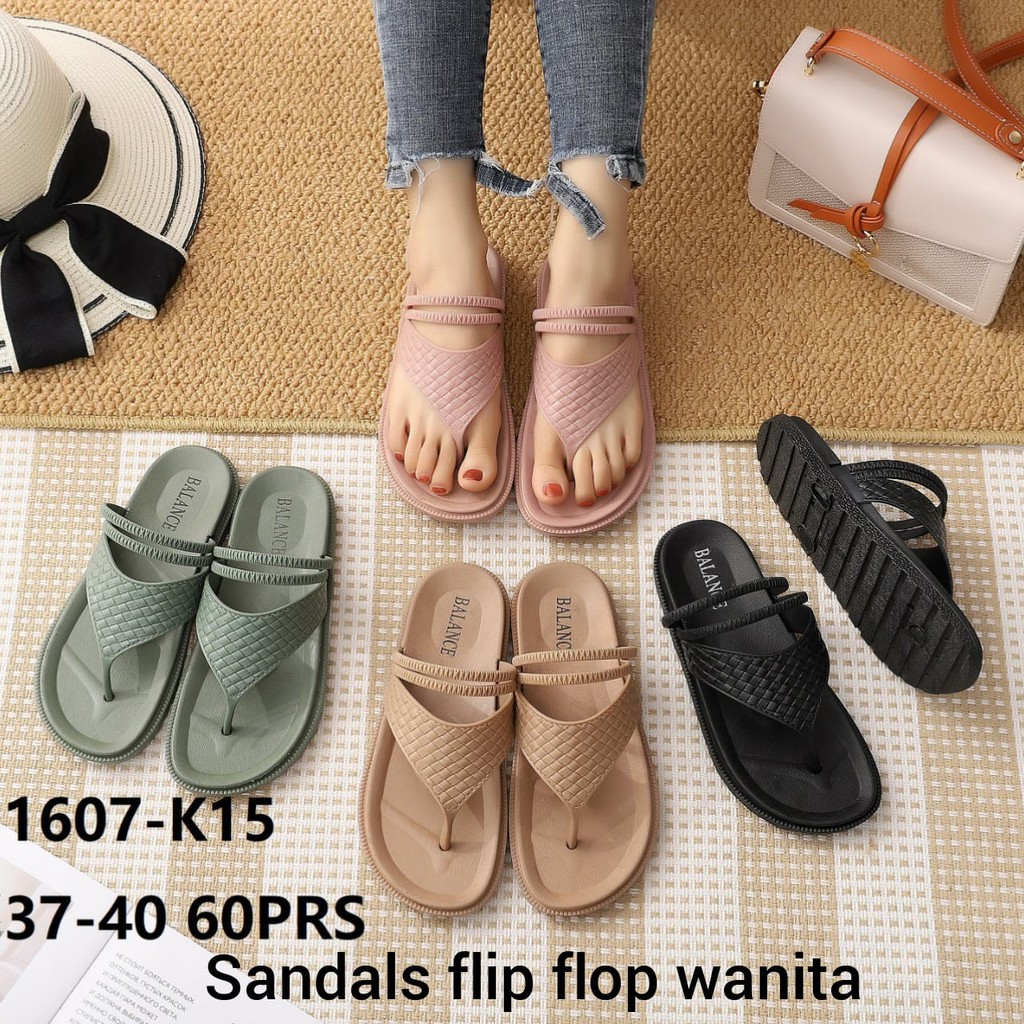 SANDAL JELLY WANITA IMPORT / SANDAL JEPIT WANITA