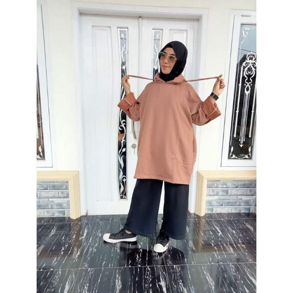 sweater oversize wanita korea