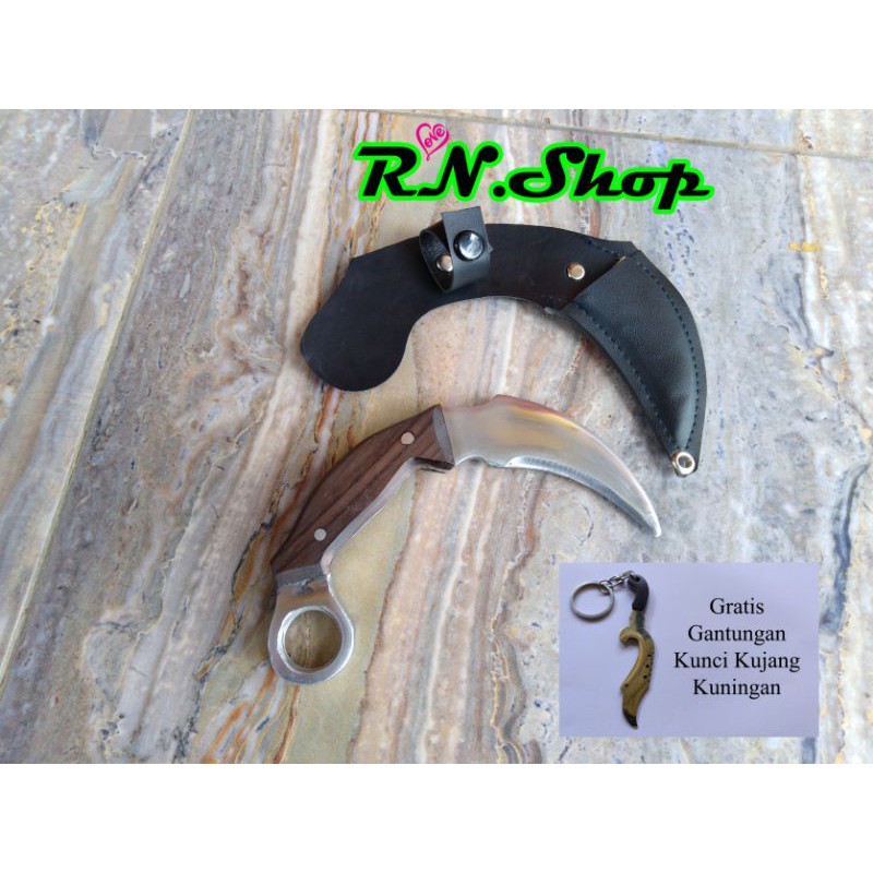 Best Deal Pisau Karambit Latihan Silat Beladiri Full Tang Termurah