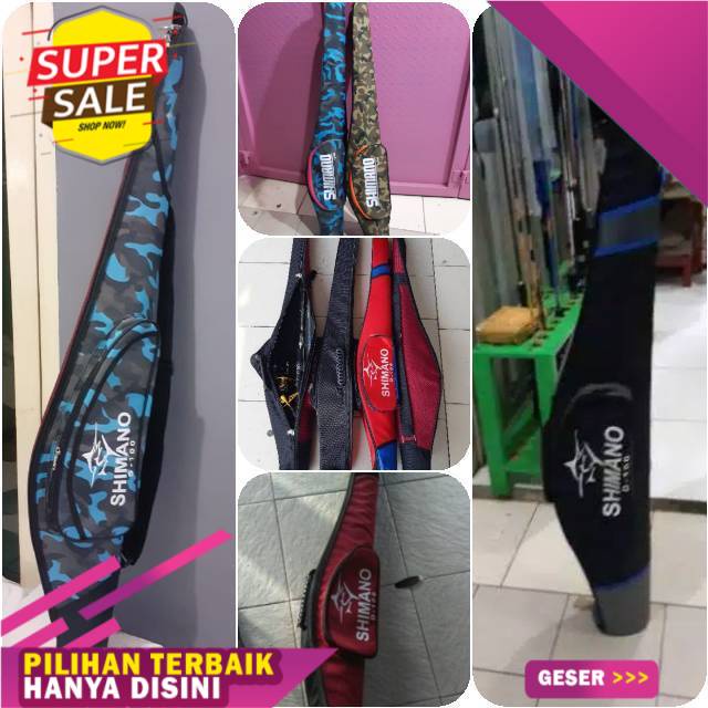 Tas pancing double 100cm 2joran *COD*