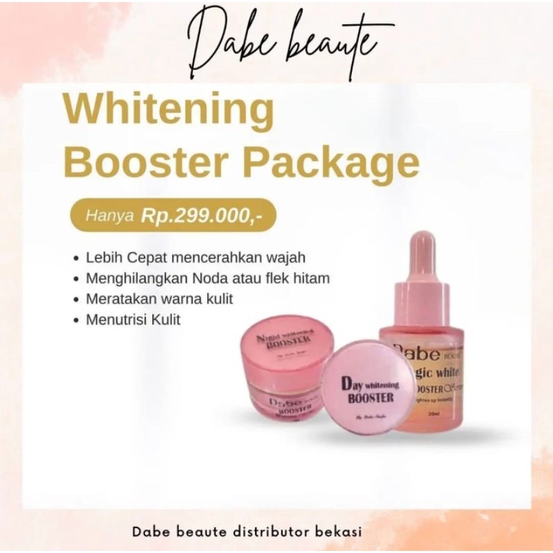 Dabe Beaute Whitening Booster Package