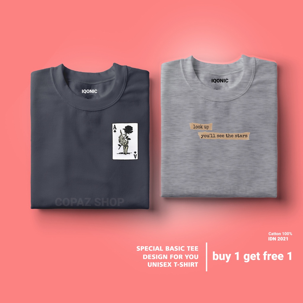 ( PROMO COD ) BROTHER STORE / Kaos Distro Pria / Kaos Distro100% Catoon Combed 30s / Articel LOOK UP