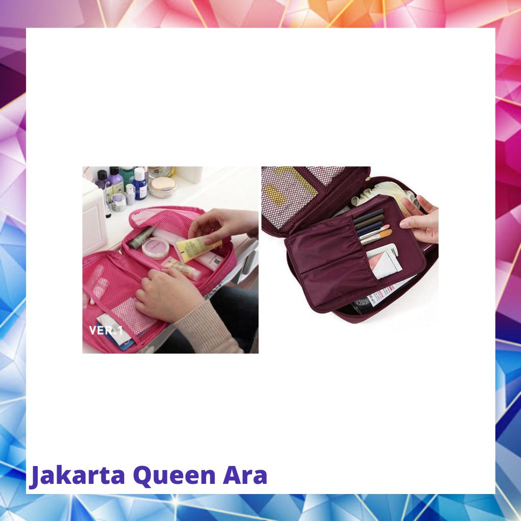 Cassiey Tas Travel Bag in Bag Organizer untuk Kosmetik Sabun - XZ-801