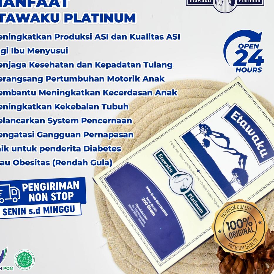 

Baru Etawaku Platinum - Susu Kambing Etawa Murni / Anti Alergi / Sehat / Obat Asma / Tulang / Jantung