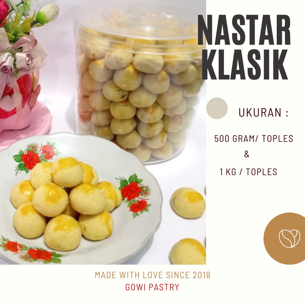 

Kue Kering Premium | Nastar Klasik | Home Made by Gowi Pastry