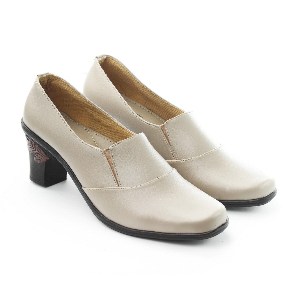 Yutaka Formal High Heel-Krem - Vrand Trand