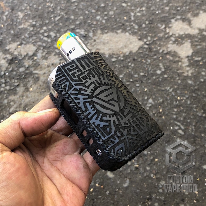 Leather Sleeve Case Mod Argus Gt2 Motif Full Engraving Aztec