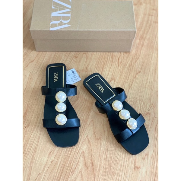 ZS384 Zara Pearl Beaded Sandal