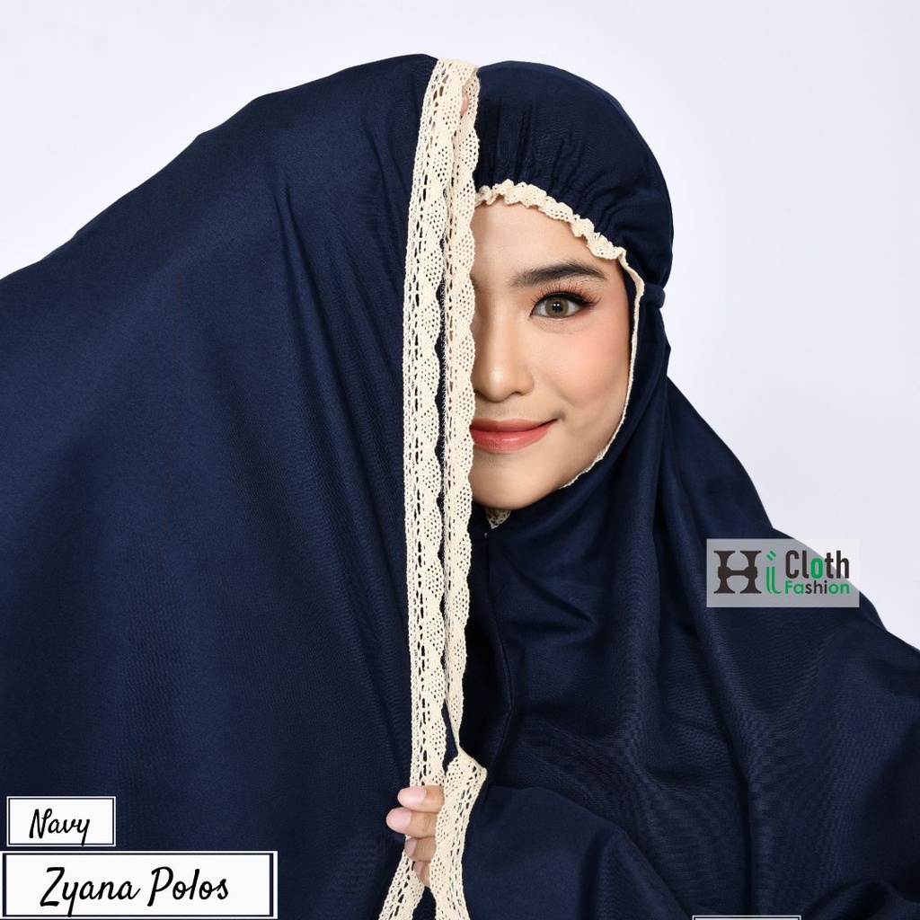 mukena polos katun micro + sajadah sujud yang bisa jadi tas