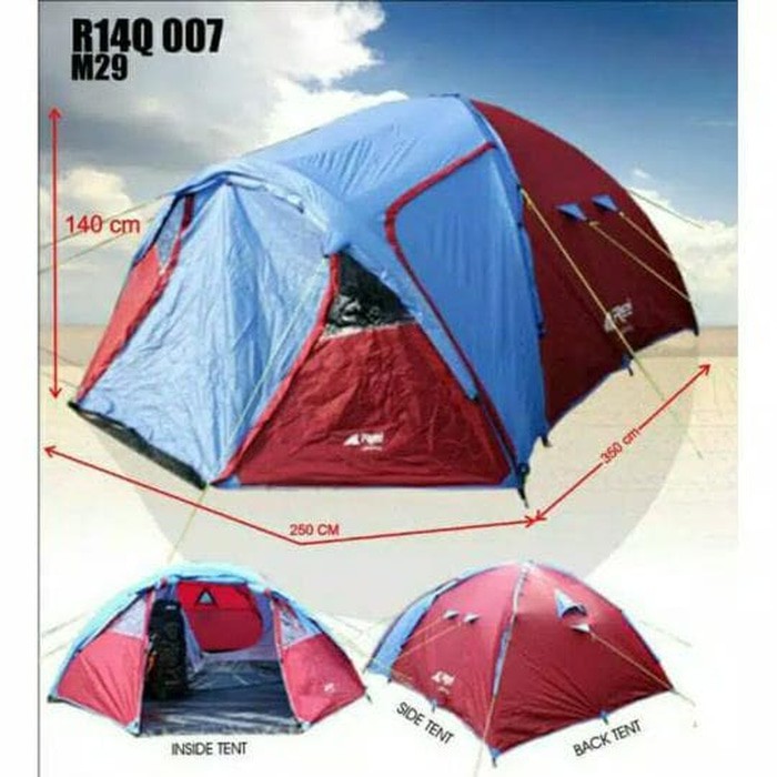 Tenda Camping Rei M29 Kapasitas 4 -6 Orang