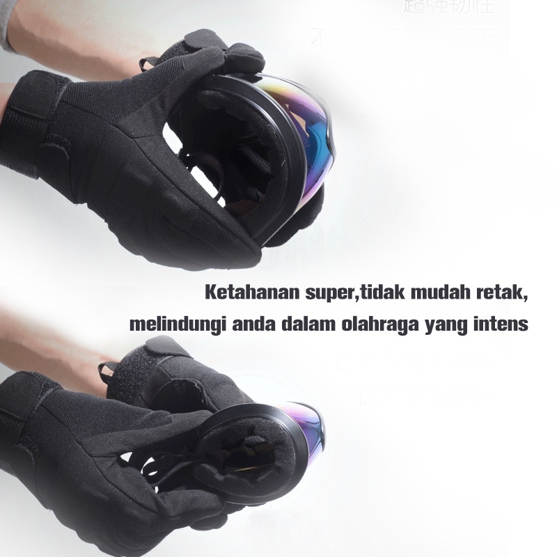 Kacamata Goggles Ski Sport Pelindung Kabut Anti Radiasi UV