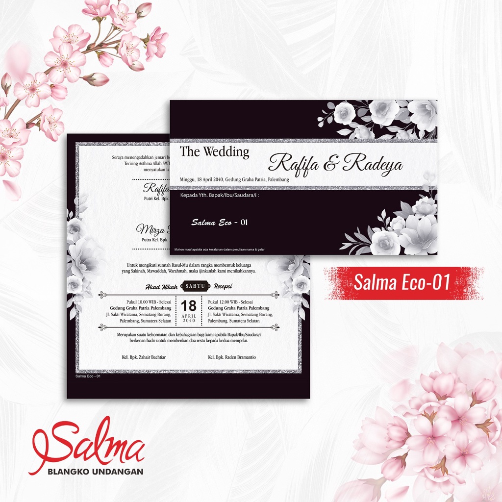 UNDANGAN SALMA ECO | undangan pernikahan | UNDANGAN BLANGKO SSALMA ECO  EDITION | undangan blangko m