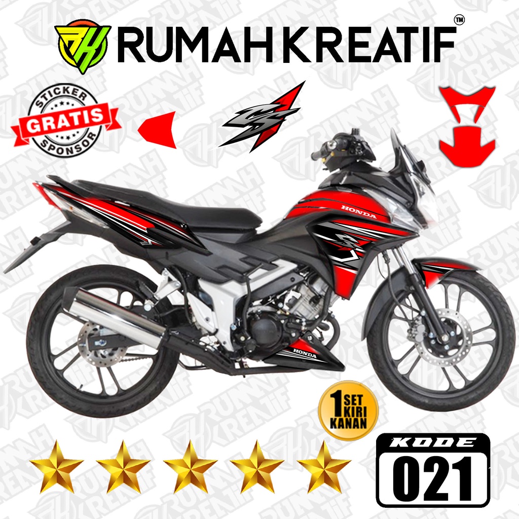RK Juara Stiker CS 1 - Semi Fullbody - Stiker Honda CS 1 Variasi - RK-c