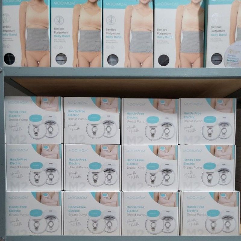 [READY STOCK] MOOIMOM Hands Free Wireless Electric Breast Pump - Pompa ASI