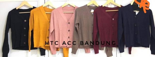 CARDIGAN RAJUT SALUR KANCING BATOK | Cardy Crop Rajut Wanita Oversize-3