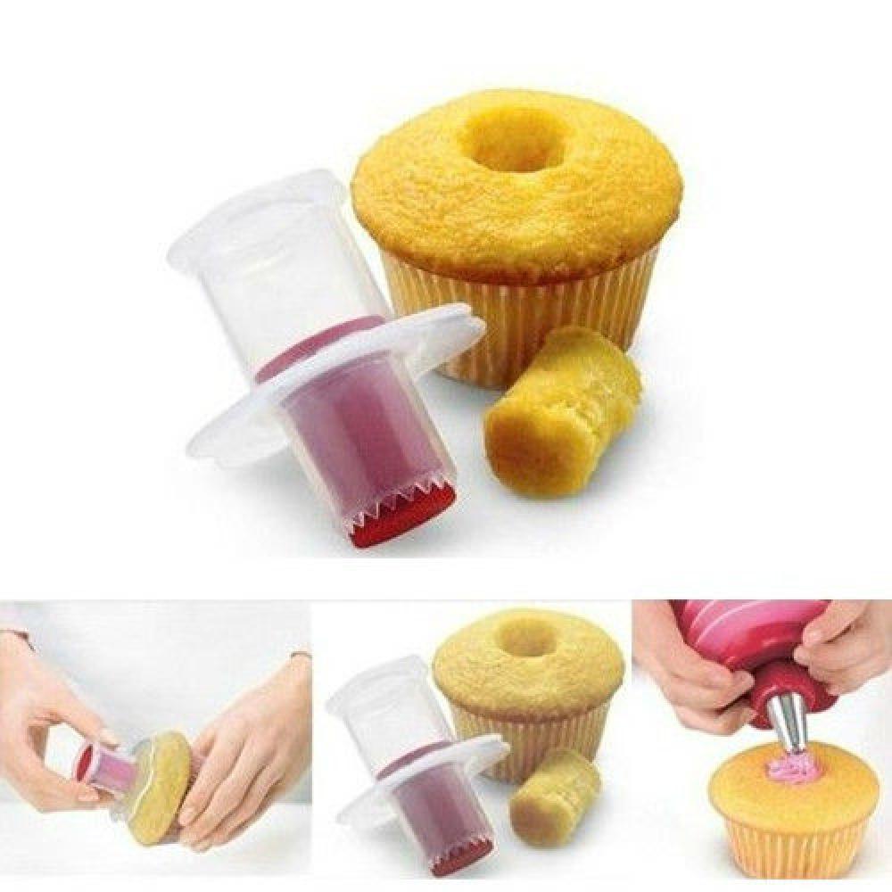 Populer Cake Corer Easy Pastry Model Plunger Alat Dapur