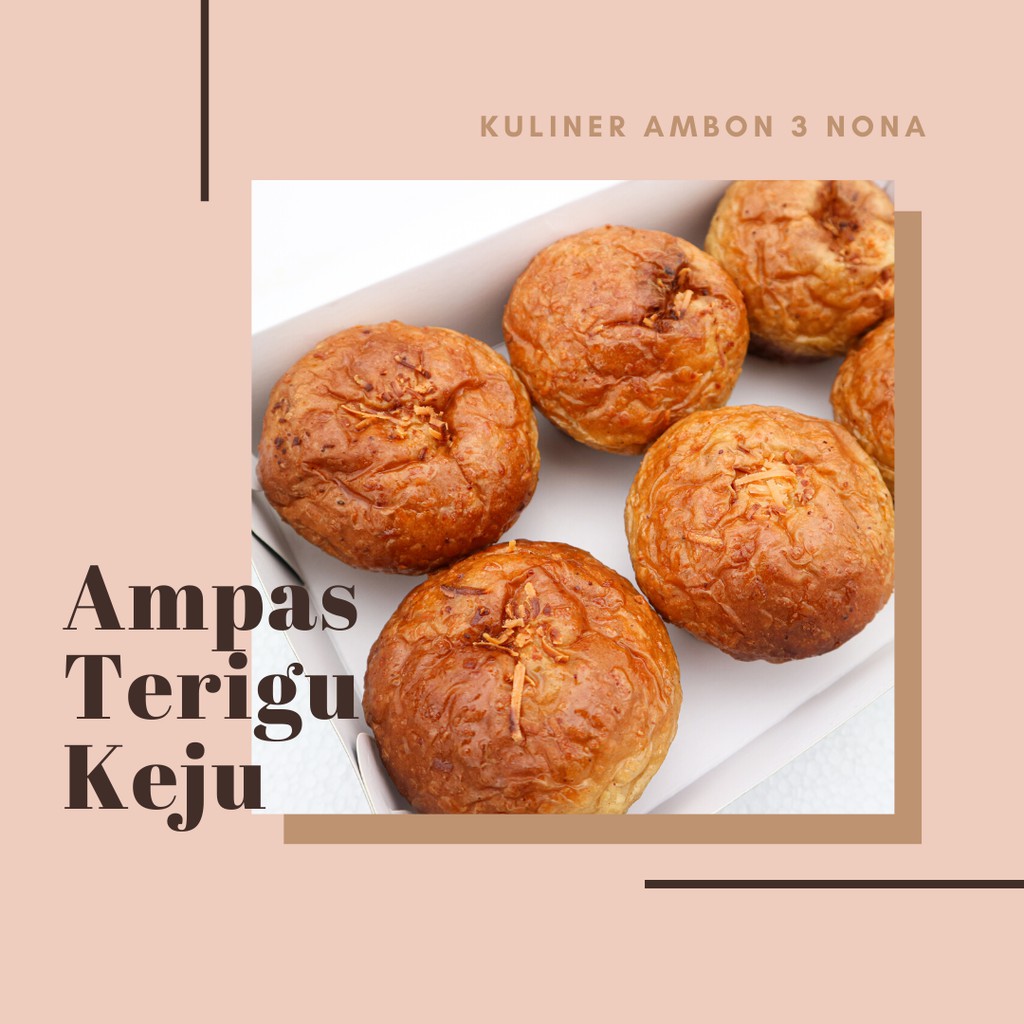 

Ampas Terigu Keju isi 6 / Kuliner Ambon