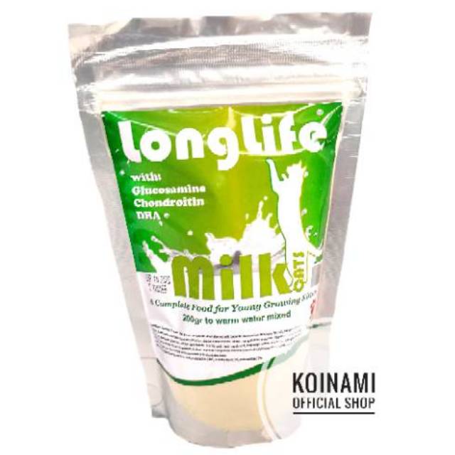 LONGLIFE MILK KITTEN   200gr hijau / raid all / milk for cat / susu kucing