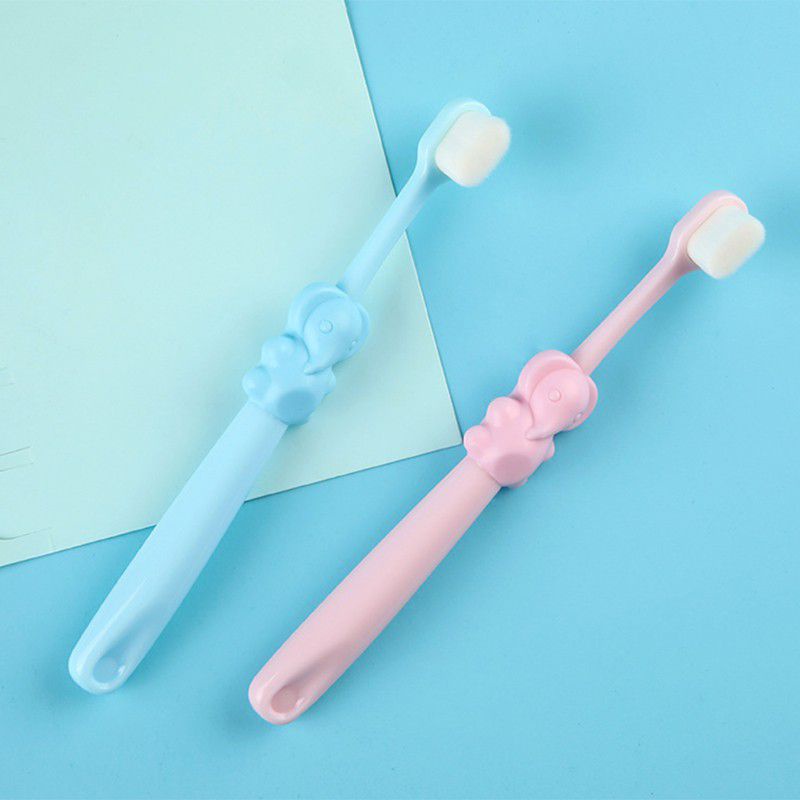 Sikat gigi anak /sikat gigi bayi kartun Elephant 2+ tahun/Cotton Tooth Brush