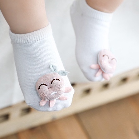 Kaos kaki boneka binatang 3D untuk 0-9 bulan