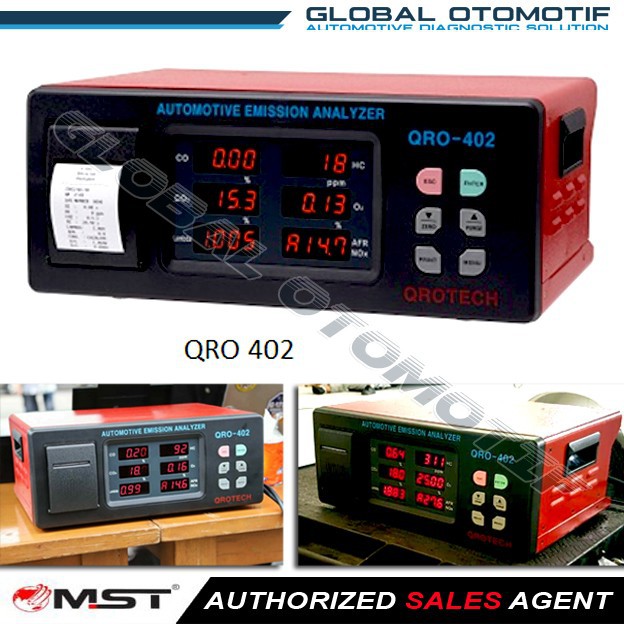 GAS ANALYZER QROTECH QRO 402 / Alat Uji Emisi Bensin
