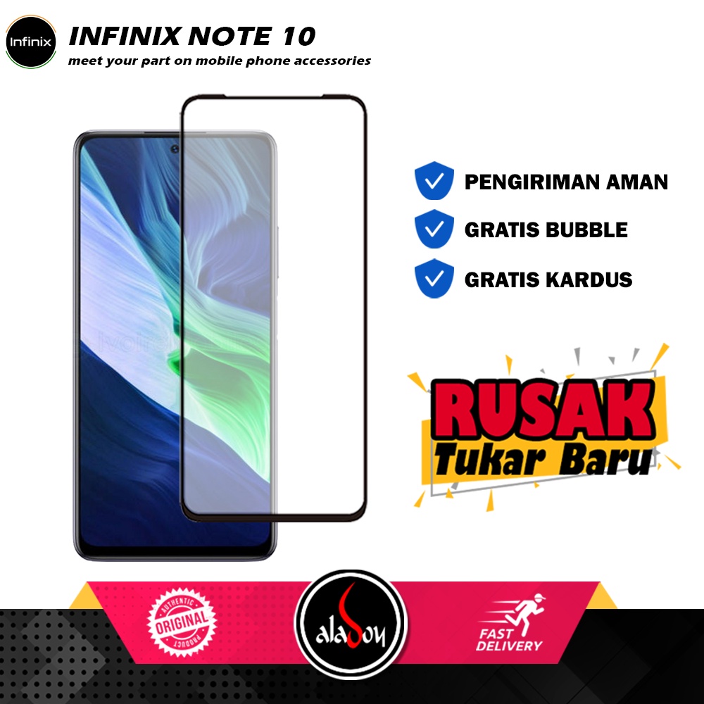 Tempered Glass Infinix Note 10 Anti Gores Layar Screen Protector