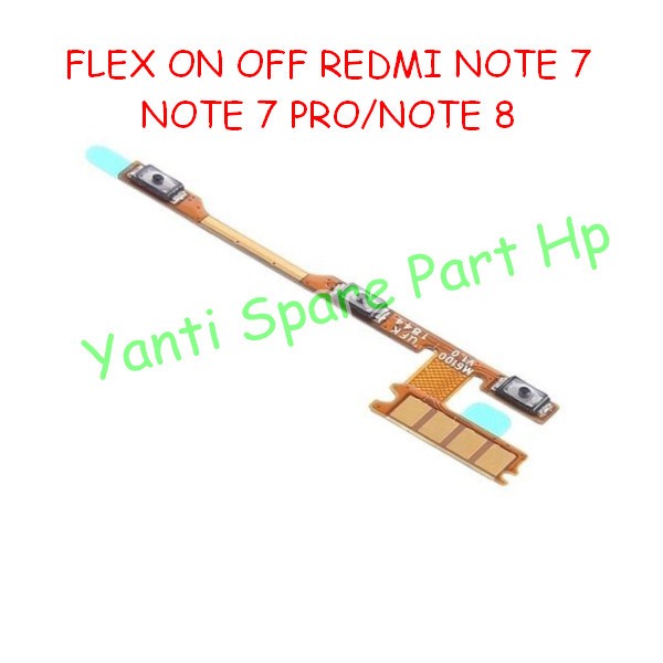 Flexible On Off Xiaomi Redmi Note 7 Note 7 Pro Note 8 Original New